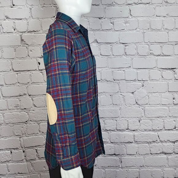 Pendleton Wool Vintage Plaid Button Shirt, Men's Medium Long - Picture 3 of 11